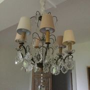 Antique chandelier with tassels