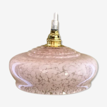 Pink Clichy glass suspension