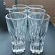 6 elegant and thick Susa glasses of approximately 16 cl