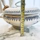 Antique soup tureen in white and blue earthenware – Vintage / Country style