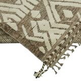 Handmade Turkish One of a Kind 297 cm x 430 cm Beige Wool Carpet