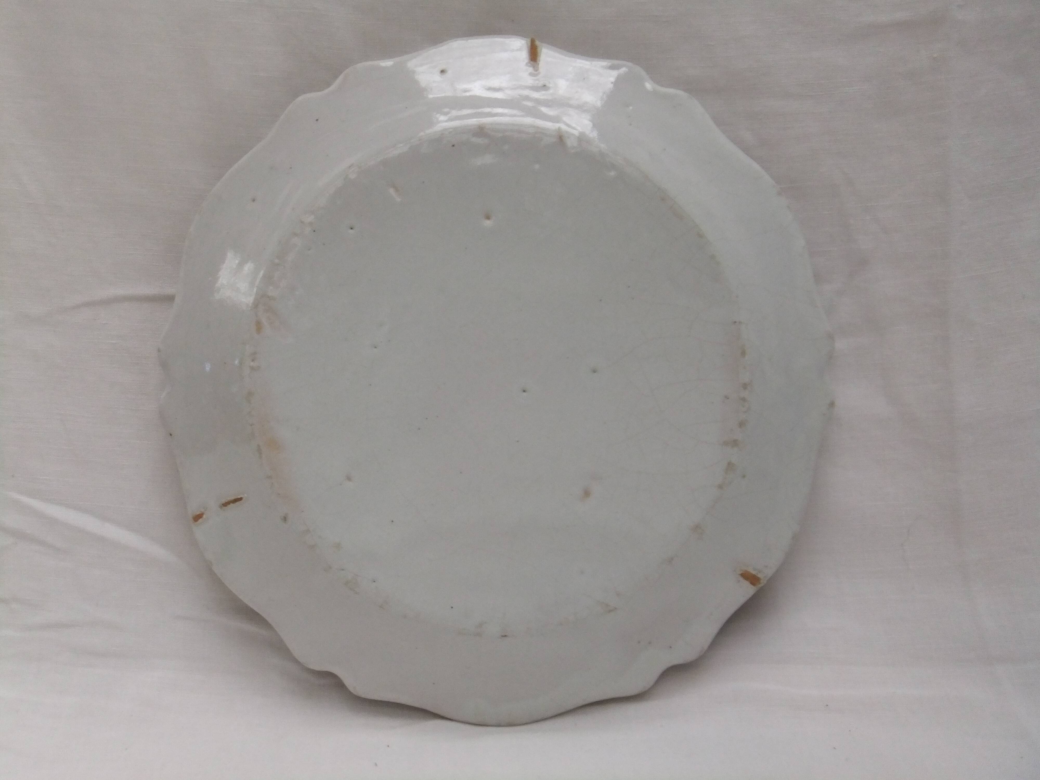 Malicorne plate old tableware character collection