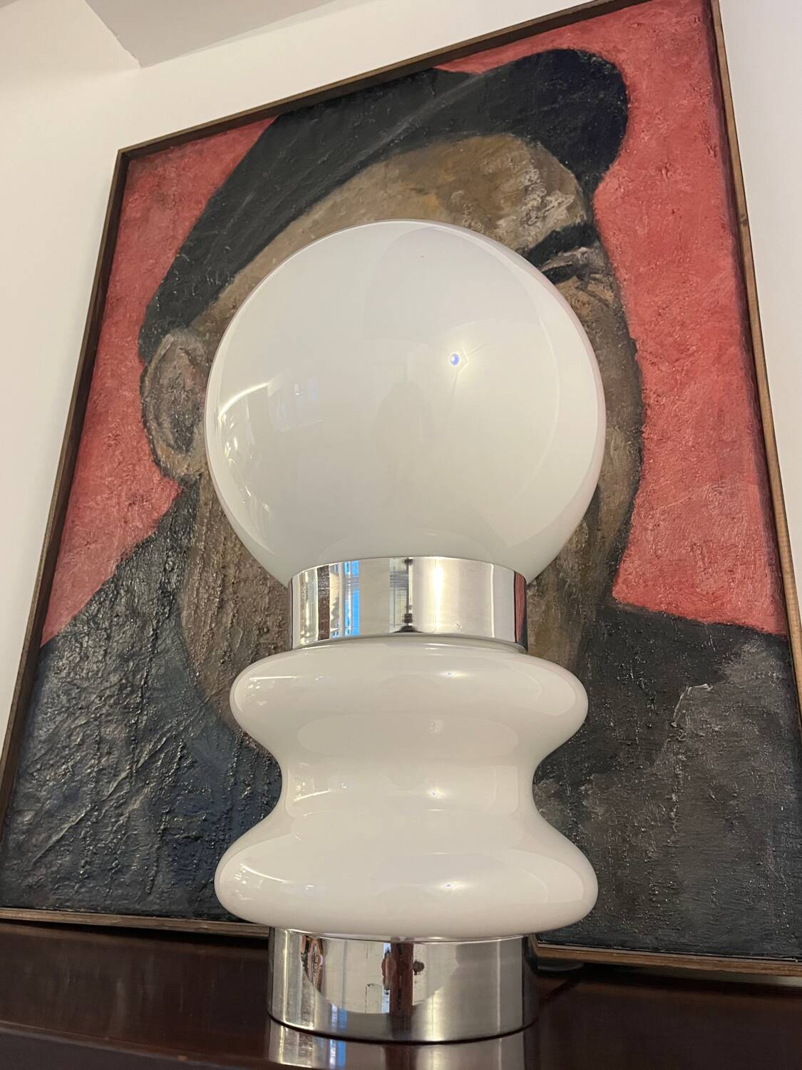 Italian vintage lamp Carlo Nason - Mazzega