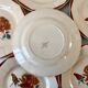 Lot de 6 assiettes plates Digoin Sarreguemines années 30-40