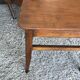 Square wooden table