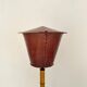 Italian mid-century floor lamp in bamboo & metal, 1950s