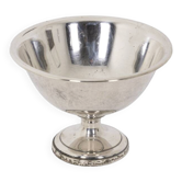 Coupe en métal argenté. Époque 1950.