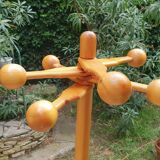 Porte manteaux scandinave en pin 1970