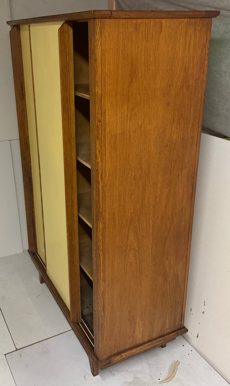 Vintage cabinet with tapered legs