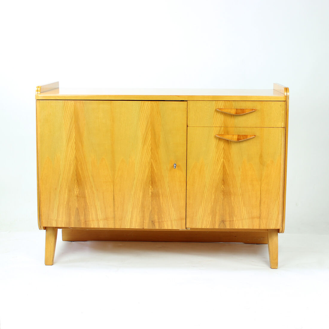 Blond oak sideboard by Tatra, Czechoslovakia, 1966