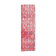 2x8 red classic vintage runner rug, 245x73cm