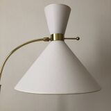 Diabolo floor lamp in brass 1955 - Ghelfi & Perrin edition