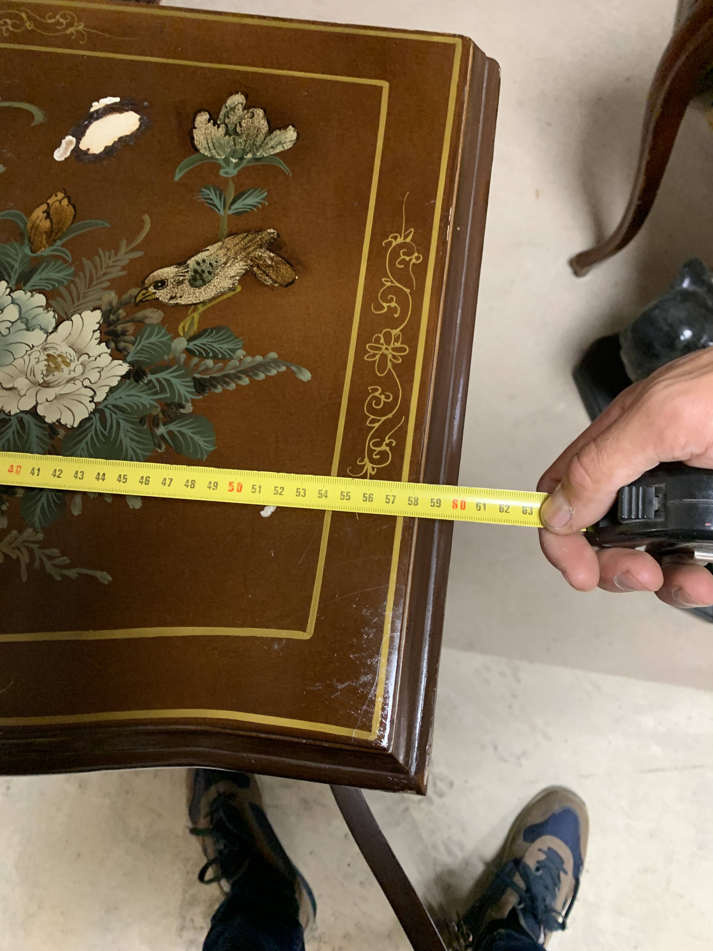 Chinese lacquered chest of drawers