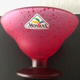 6 colorful ice cream/fruit cups