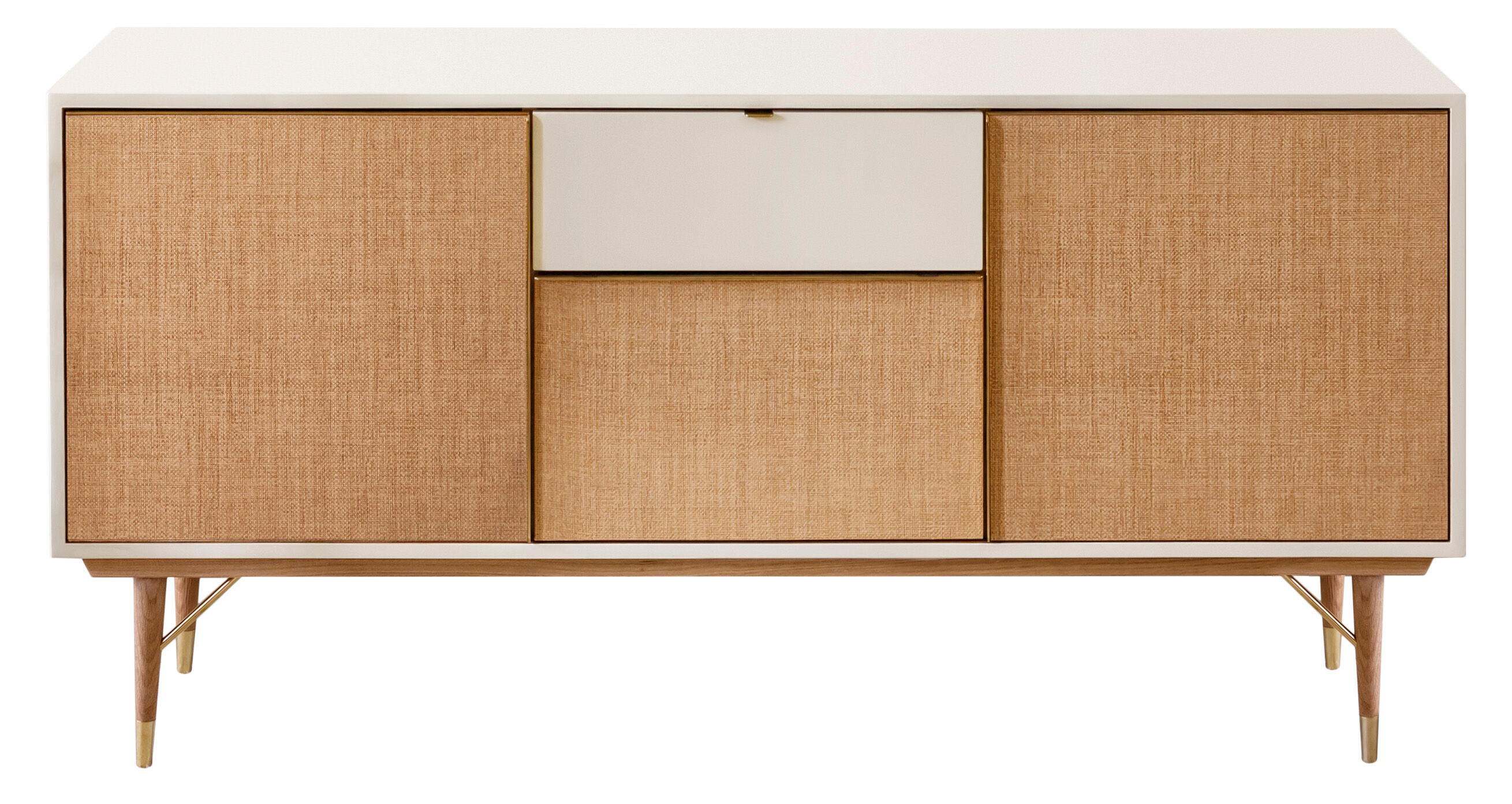 Enfilade Capri natural fiber ivory Red Edition