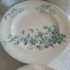 Antique 19th Century French Longwy Mignon Ironstone Dinner Service – Blue Green