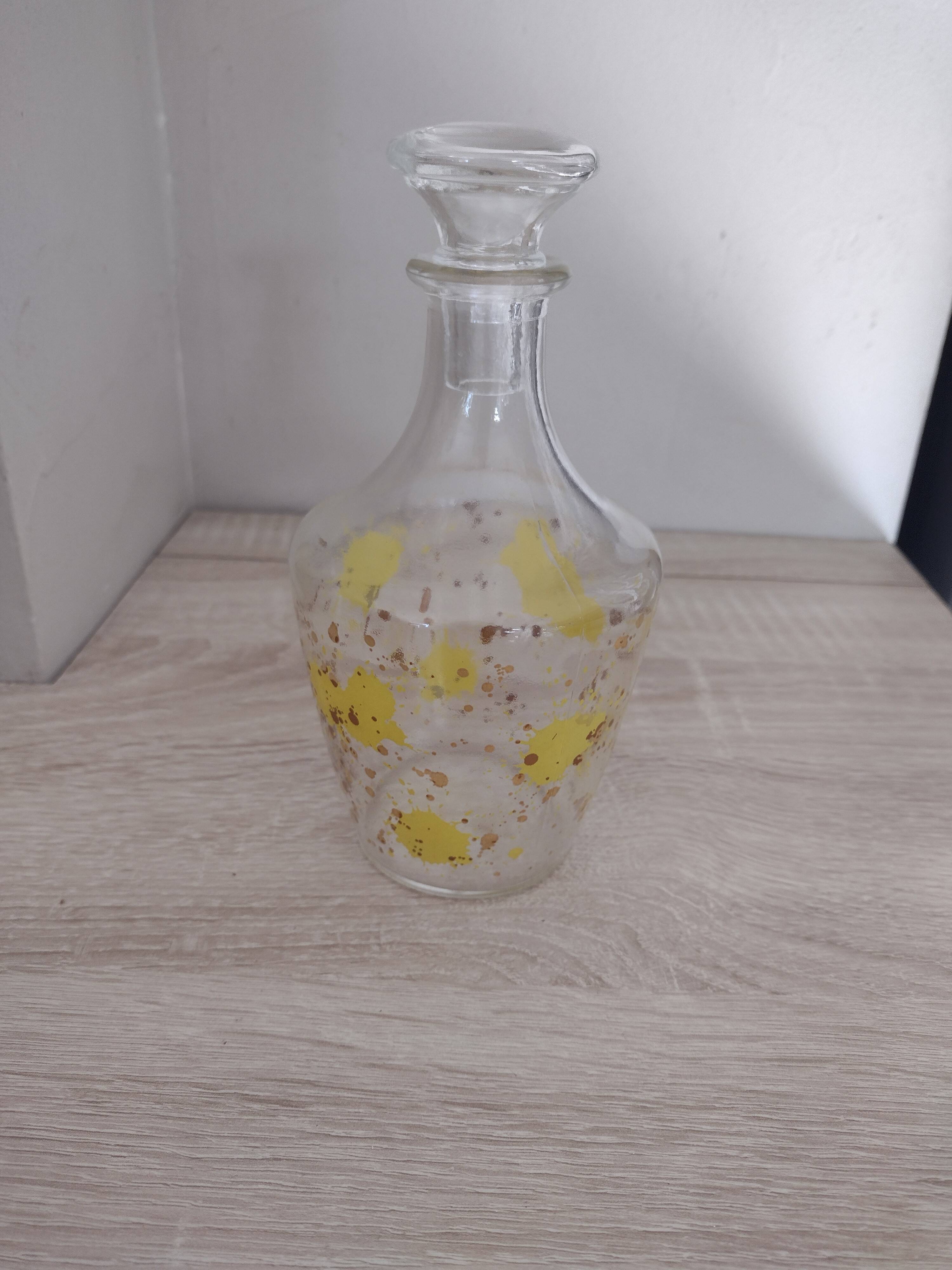 Carafe en verre vintage