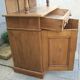 Buffet vitrine pin massif