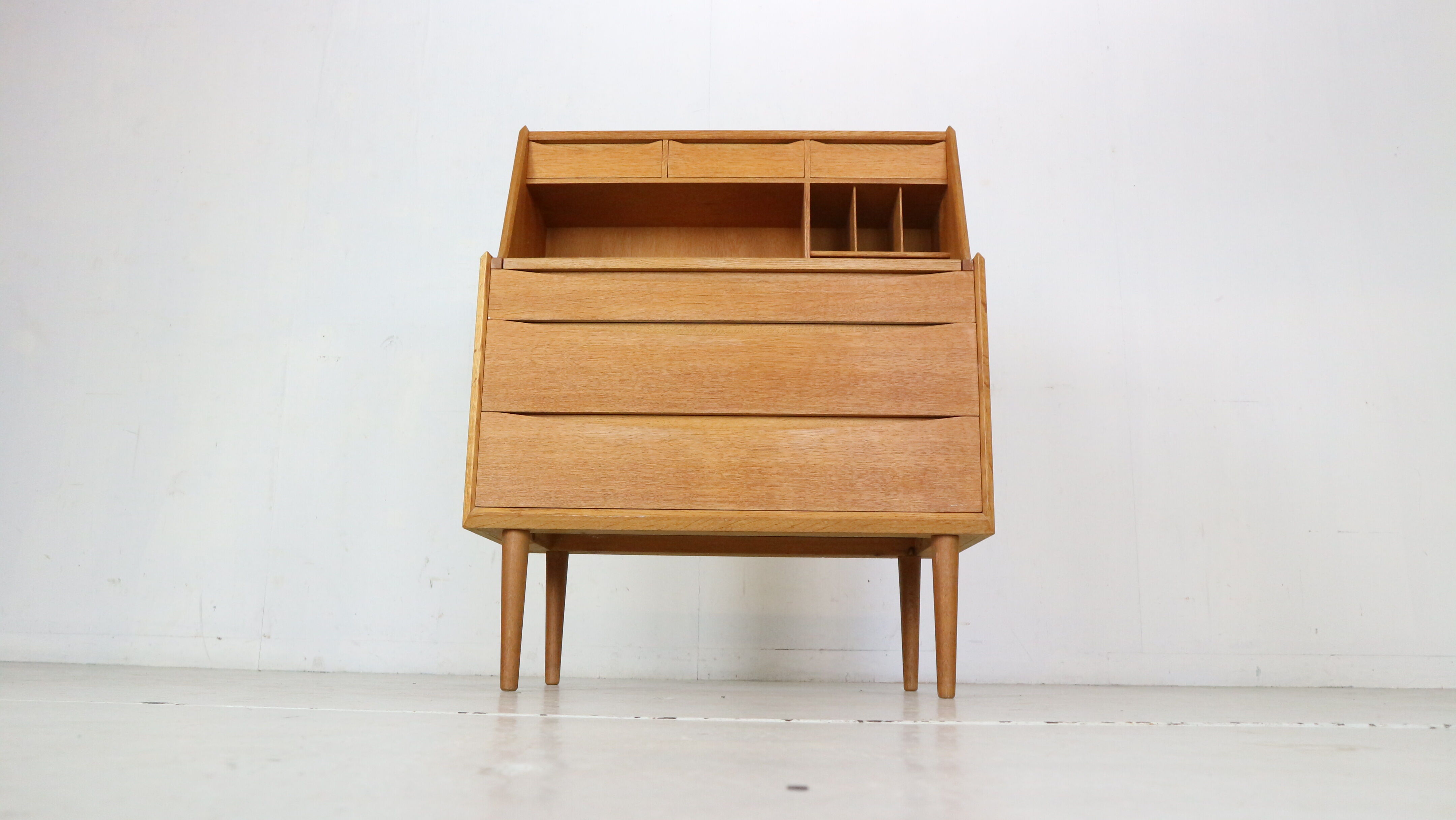 Mid-century oak writing desk, 1960 denmark