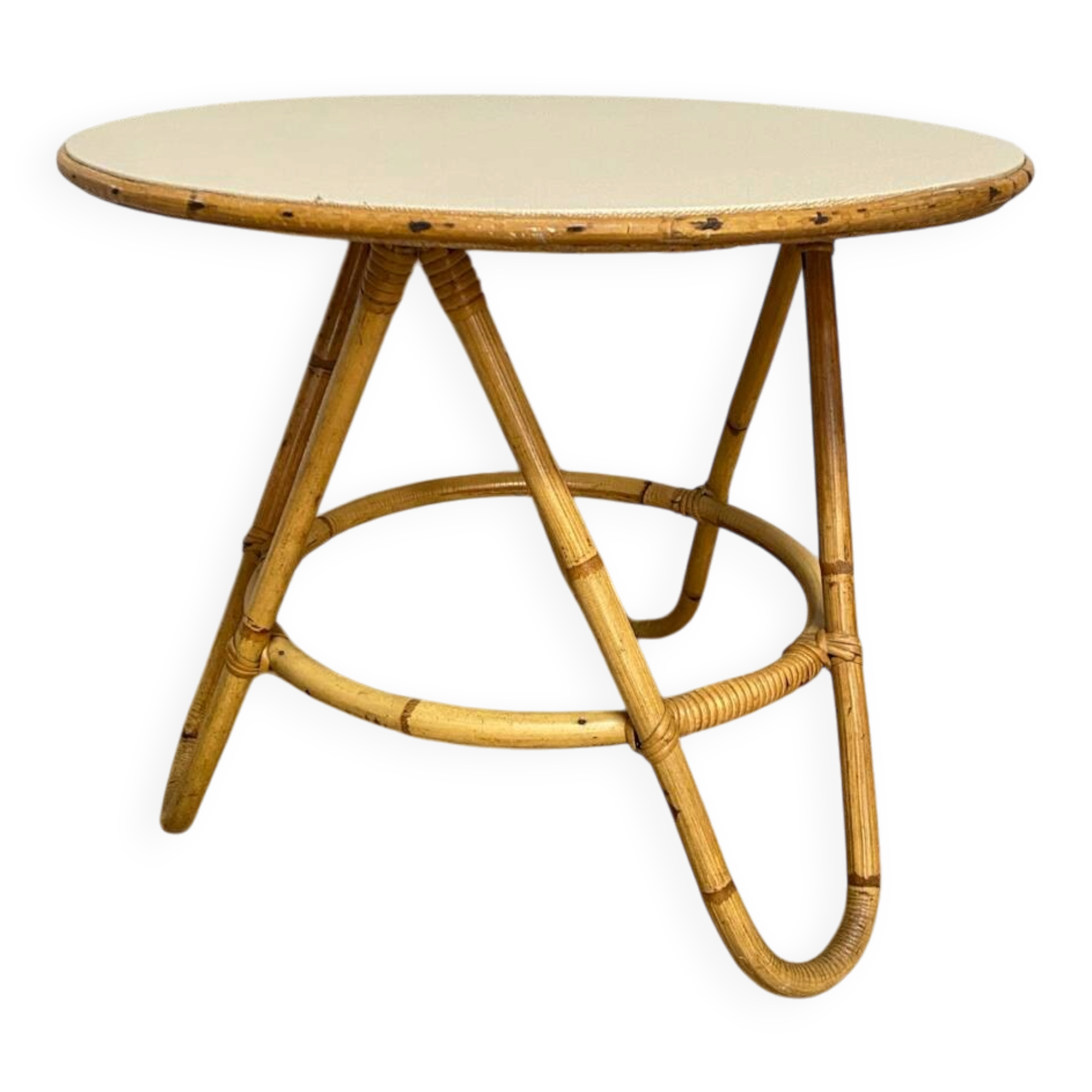 Small rattan table