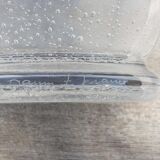 Daum vase bubbled 50s