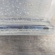 Vase Daum bullé années 50