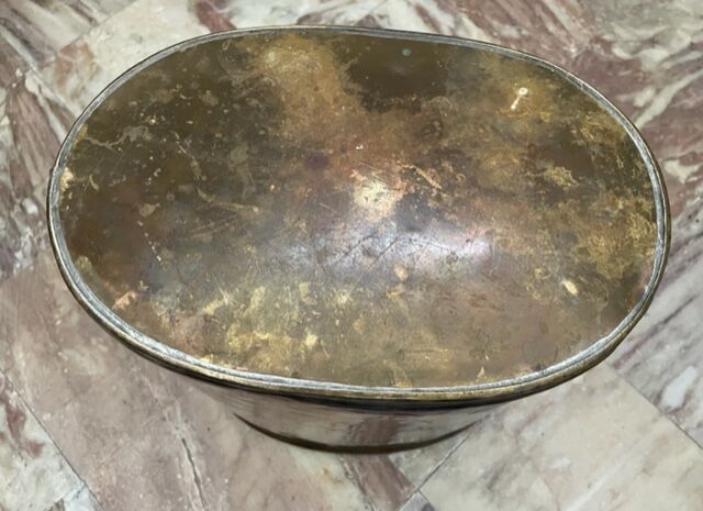 Brass paper basket 1940