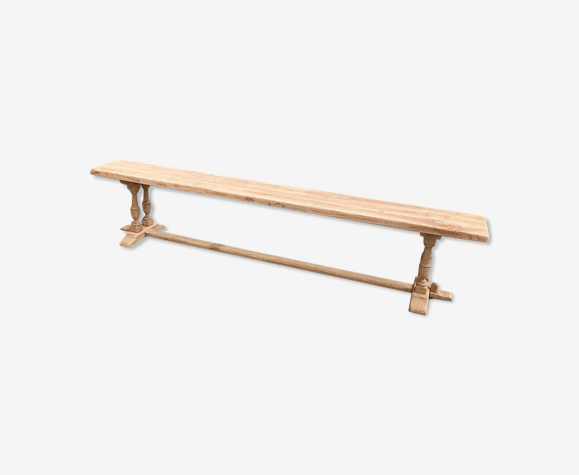Banc en orme massif