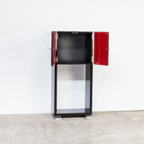 60s Piano lacquered cabinet art deco style