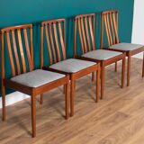 Retro Teak 1960s Meredew Dining Table & 4 Chairs Mid Century