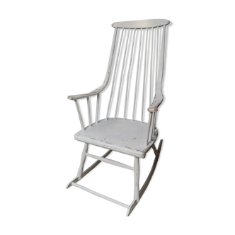 Rocking chair grandessa Lena Larsson Scandinavian 60 vintage loft
