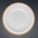 Hollow round flat limoges and gilding
