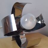 Lamp space age aluminum 70s