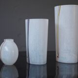 Glass vases by Vallien for Kosta Boda, set of 3