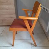 Vintage bridge armchair from the 50s