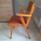 Vintage bridge armchair from the 50s