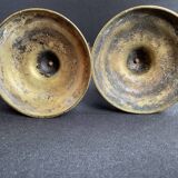 Candlesticks (2) - Louis XVI style - Gilded bronze
