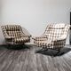 Paire de Fauteuils Mod. Grand Prix, Maurice Calka Arflex