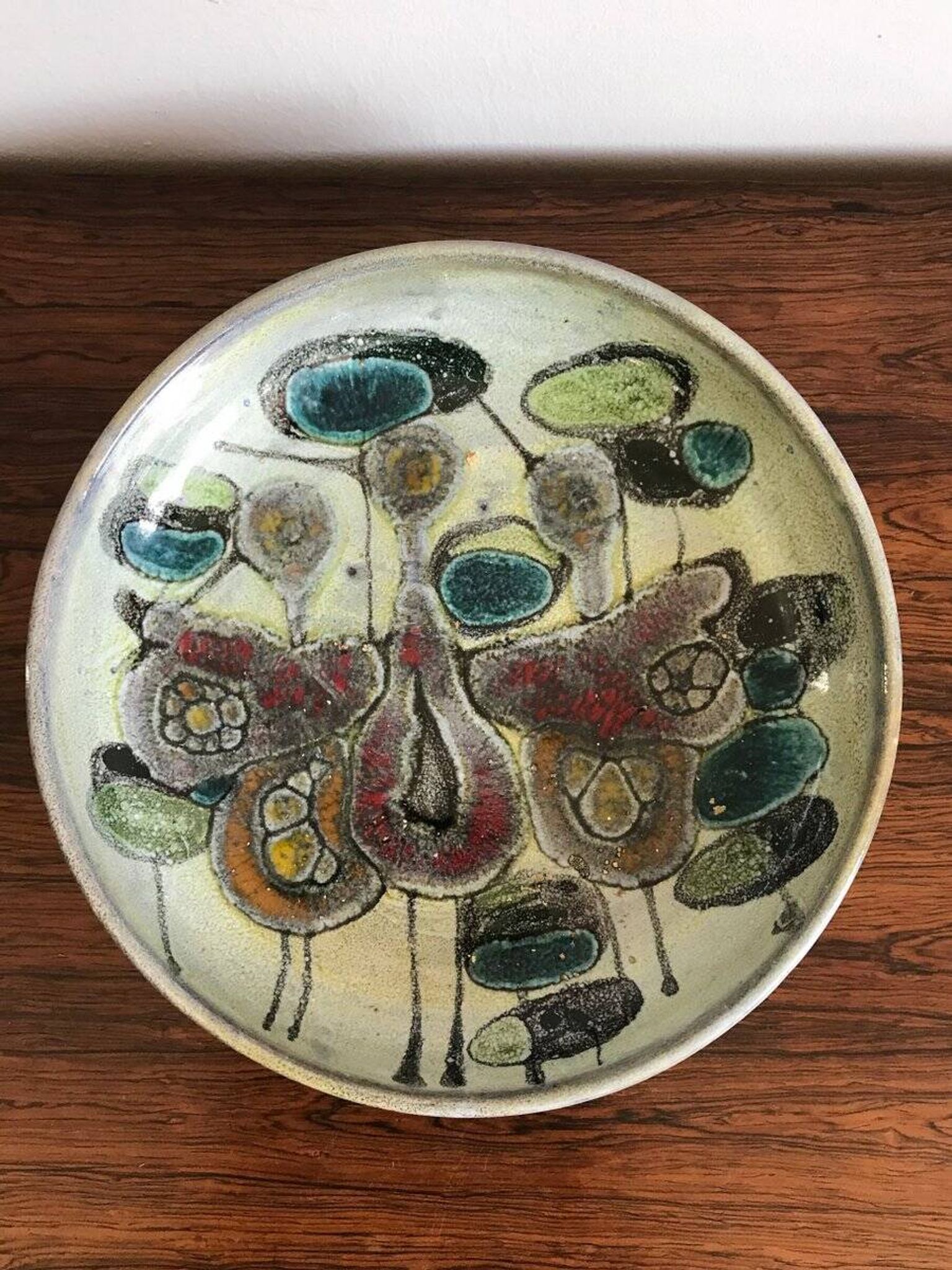 Centre de table en céramique italienne de Lega Faenza, années 1960.