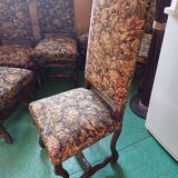 Louis XIII style chair with sheep bone legs