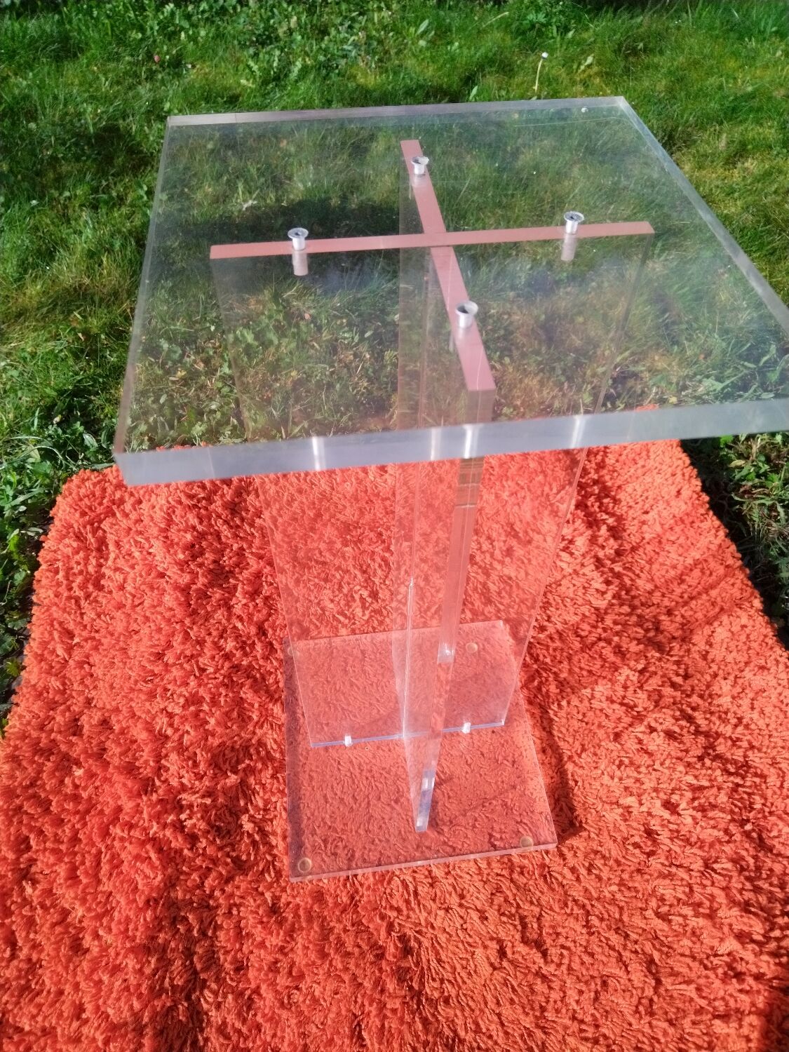 Pair of Plexiglas fifth wheel David lange