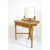 Guillerme & Chambron, light oak dressing table, Votre Maison, 1960