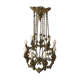 Brass chandelier 9 fires