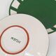 Medium plate - SOL green border
