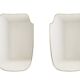 Pair of mirrors in the style of Gio Ponti, 1980s-90s.