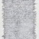 Wool gray turkish runner rug 262x96cm