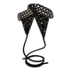 Perforated metal candle holder