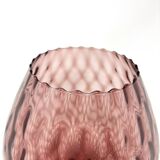 Vase en verre Empoli mauve