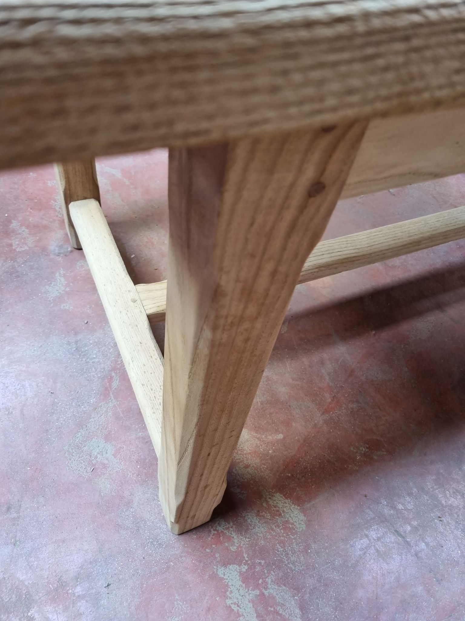 Oak farmhouse table