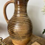 Glazed stoneware jug